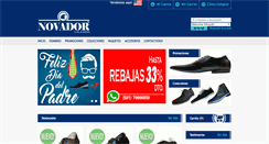 Desktop Screenshot of calzadosnovador.com